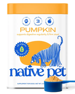 Organic Pumpkin Fiber Powder, Digestive Supplement For Dogs