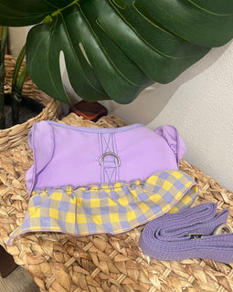 Plaid Dress Harness Set