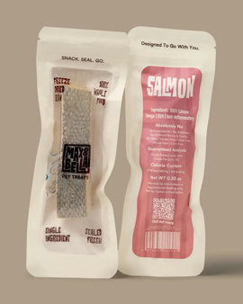 Freeze-Dried Salmon Treats For Dogs & Cats — Single Ingredient, Grab-And-Go Packs