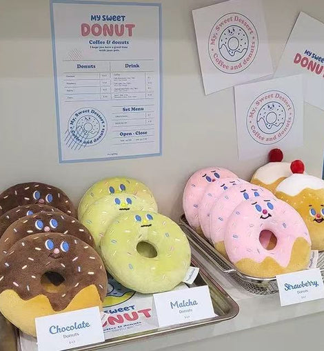 Donut Plush Chewing Toy