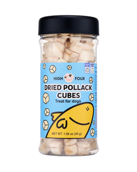Freeze-Dried 100% Pollack Cubes Treat For Dogs & Cats!