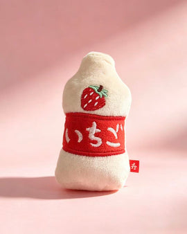 Strawberry Milk Dog Toy