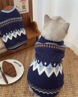 Cozy Vintage Fair Isle Sweater