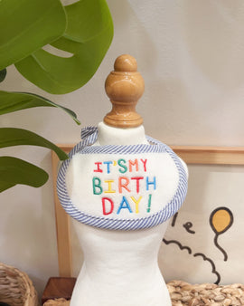 "It's My Birthday!" Pet Bib