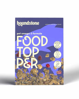 HOUNDSTONE Freeze-Dried Food Topper - Salmon & Berry Blend (Omega-3 Formula)