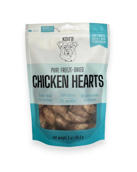 Koira Dog Treat Freeze Dried Chicken Hearts