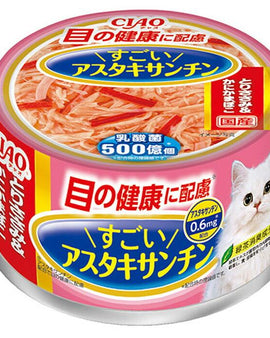 CIAO Cat Can Food w/ Astaxanthin - chicken & crab (Eye Health)