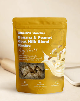 Glacier's Goodies Banana & Peanut Goat Milk Treat