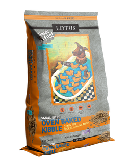 Lotus Oven-Baked Small Bites Duck & Cassava Recipe Dog Food 10lbs