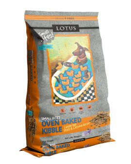 Lotus Oven-Baked Small Bites Duck & Cassava Recipe Dog Food 10lbs