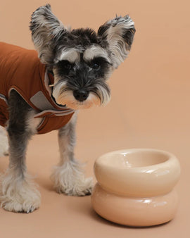 Souffle Pet Bowl - Cream Beige