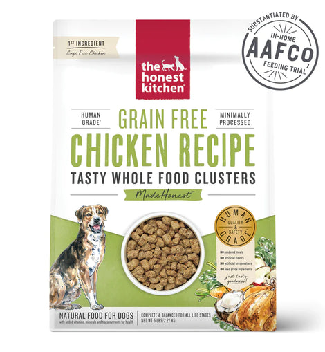 The Honest Kitchen Grain Free Chicken Clusters 5lbs