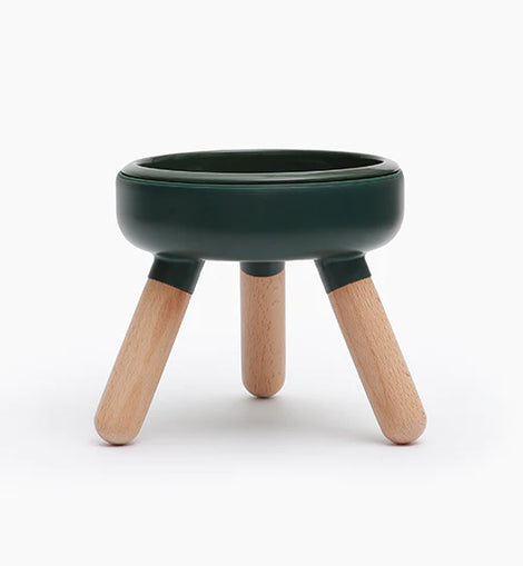 INHERENT Oreo Table Dark Green (Beech) - Tall