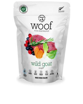 WOOF WILD GOAT Freeze Dried Dog Food 9.9oz
